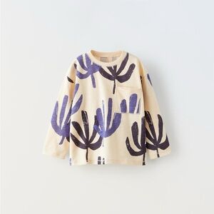 Zara leaves tshirt